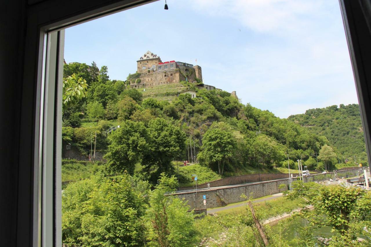 Musikalische Ferienwohnung Mit Rheinblick Sankt Goar Dış mekan fotoğraf